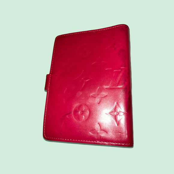 LOUIS VUITTON Small Pink Monogram Ring Agenda Cover - Picture 2 of 13